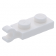 LEGO lapos elem 1x2 vízszintes fogóval, fehér (63868)